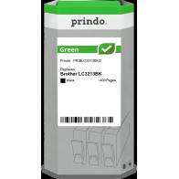 compatibile con Brother LC3213BK nero  Prindo Green XL nero Cartuccia d'inchiostro