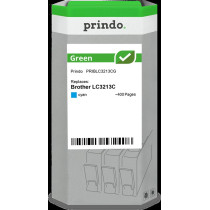 compatibile con Brother LC3213C ciano  Prindo Green XL ciano Cartuccia d'inchiostro