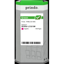 compatibile con Brother LC3213M magenta  Prindo Green XL magenta Cartuccia d'inchiostro