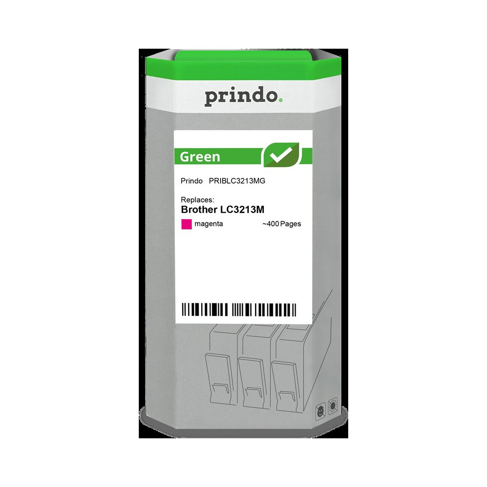 compatibile con Brother LC3213M magenta  Prindo Green XL magenta Cartuccia d'inchiostro