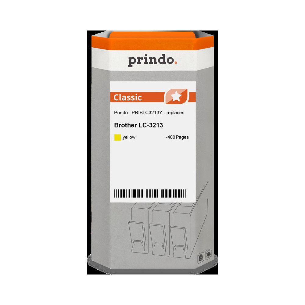 compatibile con Brother LC3213Y giallo  Prindo Classic XL giallo Cartuccia d'inchiostro
