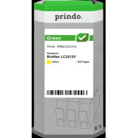 compatibile con Brother LC3213Y giallo  Prindo Green XL giallo Cartuccia d'inchiostro