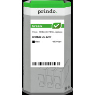 compatibile con Brother LC3217BK nero  Prindo Green nero Cartuccia d'inchiostro