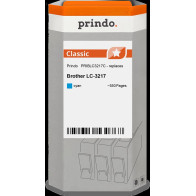 compatibile con Brother LC3217C ciano  Prindo Classic ciano Cartuccia d'inchiostro