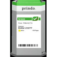compatibile con Brother LC3217Y giallo  Prindo Green giallo Cartuccia d'inchiostro