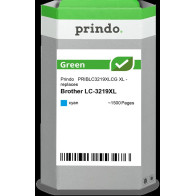 compatibile con Brother LC3219XLC ciano  Prindo Green XL ciano Cartuccia d'inchiostro