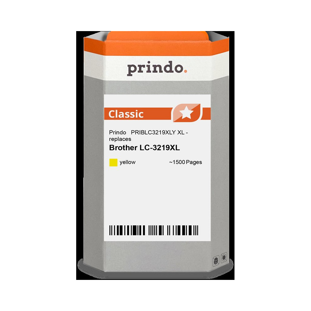 compatibile con Brother LC3219XLY giallo  Prindo Classic XL giallo Cartuccia d'inchiostro