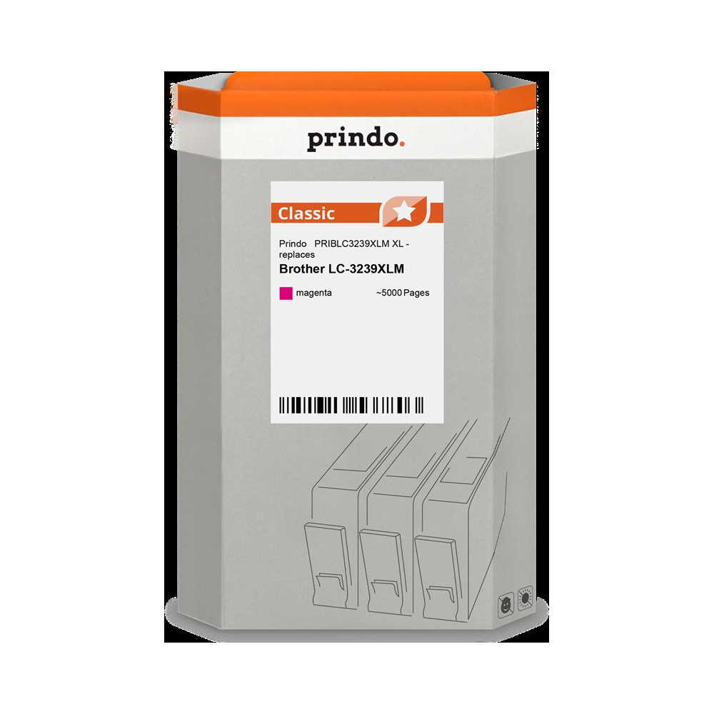 compatibile con Brother LC3239XLM magenta  Prindo Classic XL magenta Cartuccia d'inchiostro