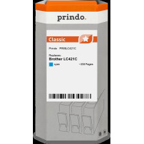 compatibile con Brother LC421C ciano  Prindo Classic ciano Cartuccia d'inchiostro