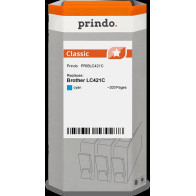 compatibile con Brother LC421C ciano  Prindo Classic ciano Cartuccia d'inchiostro