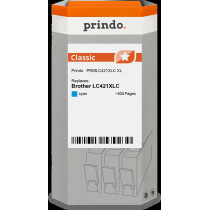 compatibile con Brother LC421XLC ciano  Prindo Classic XL ciano Cartuccia d'inchiostro