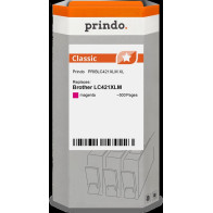 compatibile con Brother LC421XLM magenta  Prindo Classic XL magenta Cartuccia d'inchiostro