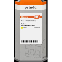 compatibile con Brother LC421XLY giallo  Prindo Classic XL giallo Cartuccia d'inchiostro