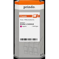 compatibile con Brother LC422XLM magenta  Prindo Classic XL magenta Cartuccia d'inchiostro