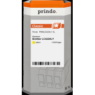compatibile con Brother LC422XLY giallo  Prindo Classic XL giallo Cartuccia d'inchiostro