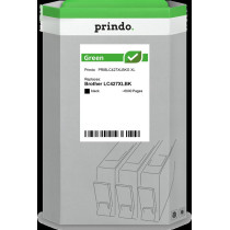 compatibile con Brother LC427XLBK nero  Prindo Green XL nero Cartuccia d'inchiostro
