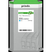 compatibile con Brother LC427XLC ciano  Prindo Green XL ciano Cartuccia d'inchiostro