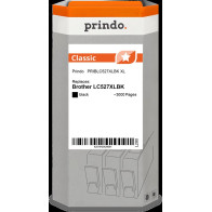 compatibile con Brother LC527XLBK nero  Prindo Classic XL nero Cartuccia d'inchiostro