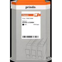 compatibile con Brother LC528BK nero  Prindo Classic nero Cartuccia d'inchiostro