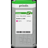 compatibile con Brother LC980M magenta  Prindo Green magenta Cartuccia d'inchiostro