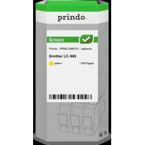 compatibile con Brother LC980Y giallo  Prindo Green giallo Cartuccia d'inchiostro