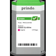 compatibile con Canon CLI-531m magenta (6120C001)  Prindo Green magenta Cartuccia d'inchiostro