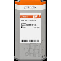 compatibile con Canon CLI-551BK XL nero (6443B001)  Prindo Classic XL nero Cartuccia d'inchiostro