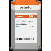 compatibile con Canon CLI-8pc ciano (0624B001)  Prindo Classic ciano Cartuccia d'inchiostro