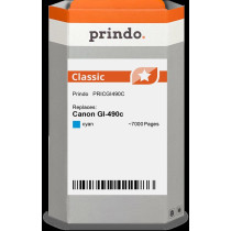 compatibile con Canon GI-490c ciano (0664C001)  Prindo Classic ciano Cartuccia d'inchiostro