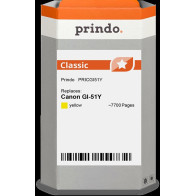 compatibile con Canon GI-51Y giallo (4548C001)  Prindo Classic giallo Cartuccia d'inchiostro