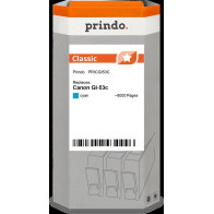 compatibile con Canon GI-53c ciano (4673C001)  Prindo Classic ciano Cartuccia d'inchiostro