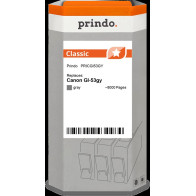 compatibile con Canon GI-53gy Grigio (4708C001)  Prindo Classic Grigio Cartuccia d'inchiostro