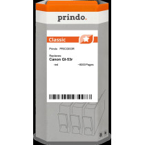 compatibile con Canon GI-53r Rosso (4717C001)  Prindo Classic Rosso Cartuccia d'inchiostro