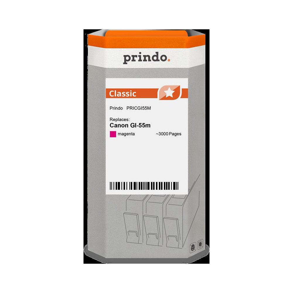 compatibile con Canon GI-55m magenta (6290C001)  Prindo Classic magenta Cartuccia d'inchiostro