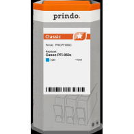 compatibile con Canon PFI-050c ciano (5699C001)  Prindo Classic ciano Cartuccia d'inchiostro