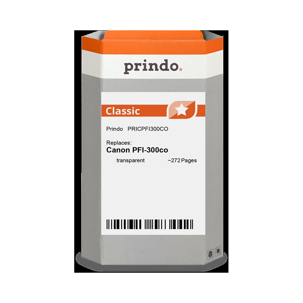 compatibile con Canon PFI-300co Trasparente (4201C001)  Prindo Classic Trasparente Cartuccia d'inchiostro