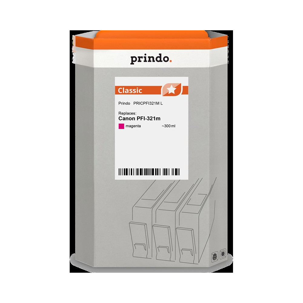 compatibile con Canon PFI-321m magenta (6269C001)  Prindo Classic magenta Cartuccia d'inchiostro