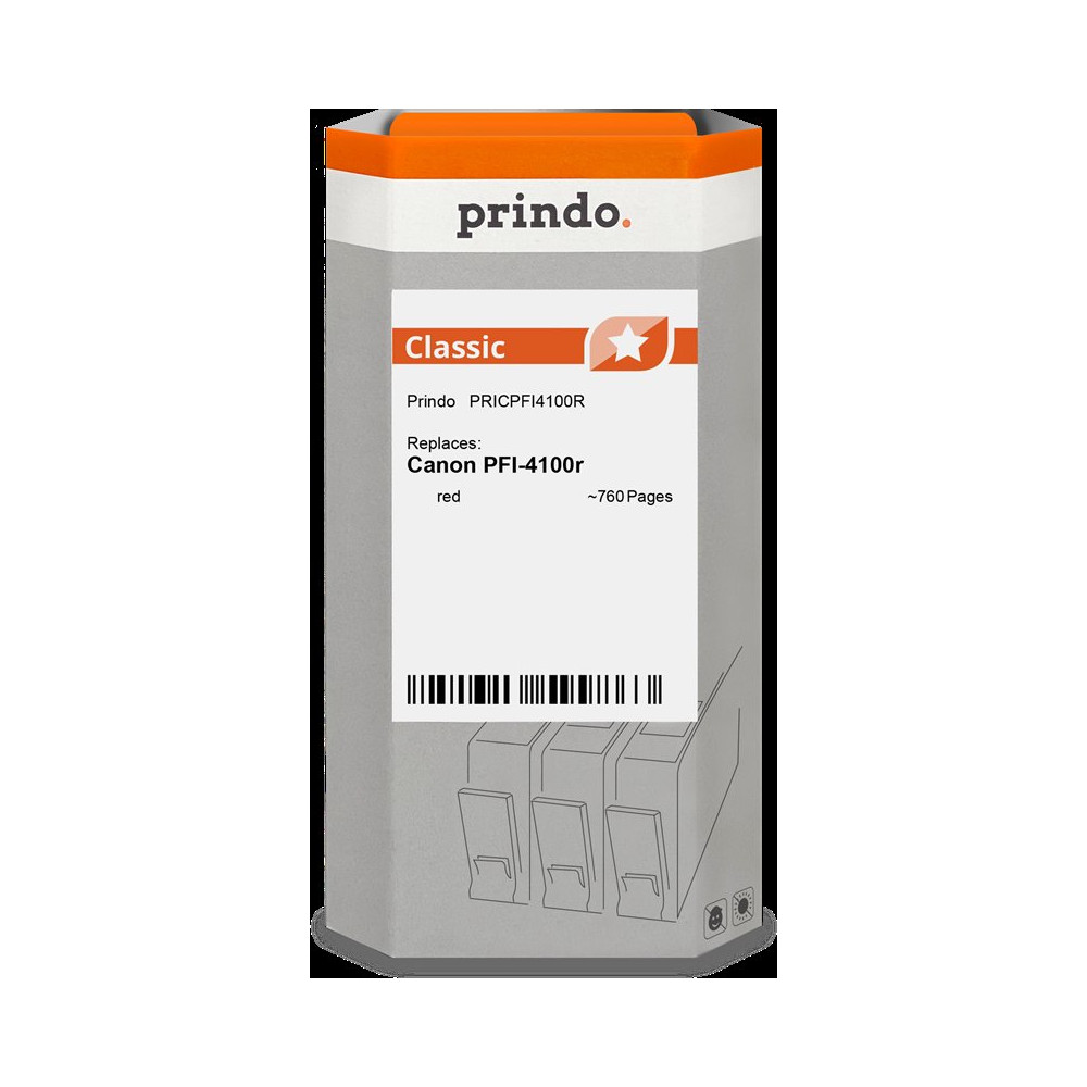 compatibile con Canon PFI-4100r Rosso (6785C001)  Prindo Classic Rosso Cartuccia d'inchiostro