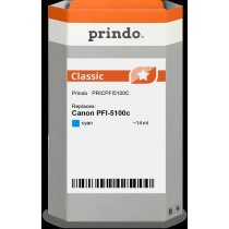 compatibile con Canon PFI-5100c ciano (6953C001)  Prindo Classic ciano Cartuccia d'inchiostro