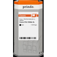 compatibile con Canon PGI-1500bk XL nero (9182B001)  Prindo Classic XL nero Cartuccia d'inchiostro