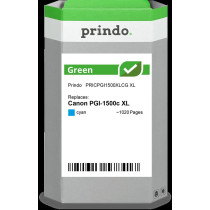 compatibile con Canon PGI-1500c XL ciano (9193B001)  Prindo Green XL ciano Cartuccia d'inchiostro
