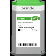 compatibile con Canon PGI-525Pgbk nero (4529B001)  Prindo Green nero Cartuccia d'inchiostro