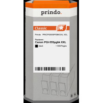 compatibile con Canon PGI-555pgbk XXL nero (8049B001)  Prindo Classic XXL nero Cartuccia d'inchiostro