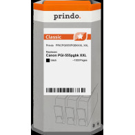 compatibile con Canon PGI-555pgbk XXL nero (8049B001)  Prindo Classic XXL nero Cartuccia d'inchiostro