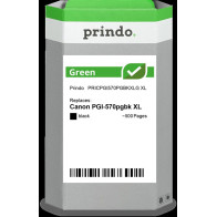 compatibile con Canon PGI-570pgbk XL nero (0318C001)  Prindo Green XL nero Cartuccia d'inchiostro