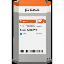 compatibile con Epson SJIC22P-C ciano  Prindo Classic ciano Cartuccia d'inchiostro