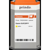 compatibile con Epson SJIC22P-Y giallo  Prindo Classic giallo Cartuccia d'inchiostro