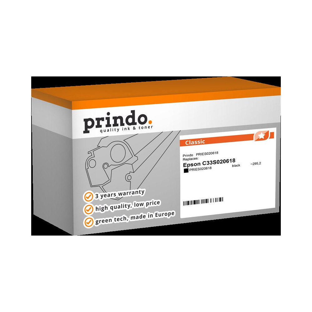 Prindo Classic nero Cartuccia d'inchiostro