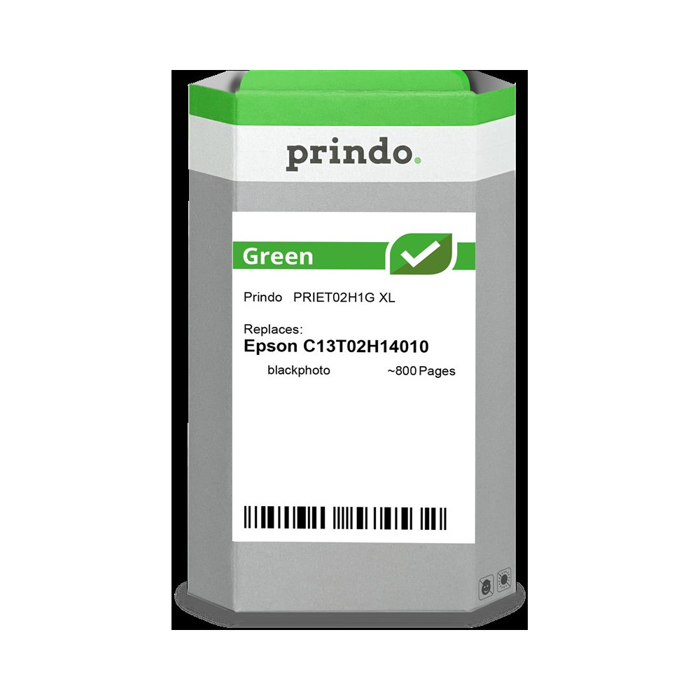 compatibile con Epson 202XL Nero (Foto)  Prindo Green XL Nero (Foto) Cartuccia d'inchiostro