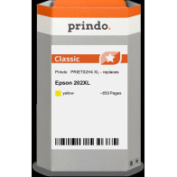 compatibile con Epson 202XL giallo  Prindo Classic XL giallo Cartuccia d'inchiostro